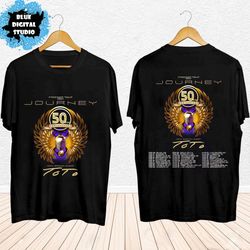 journey freedom tour 2024 shirt, journey with toto 2024 concert shirt, 18