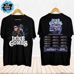 luke combs 2024 tour growing up and getting old t-shirt, luke combs merch, 23