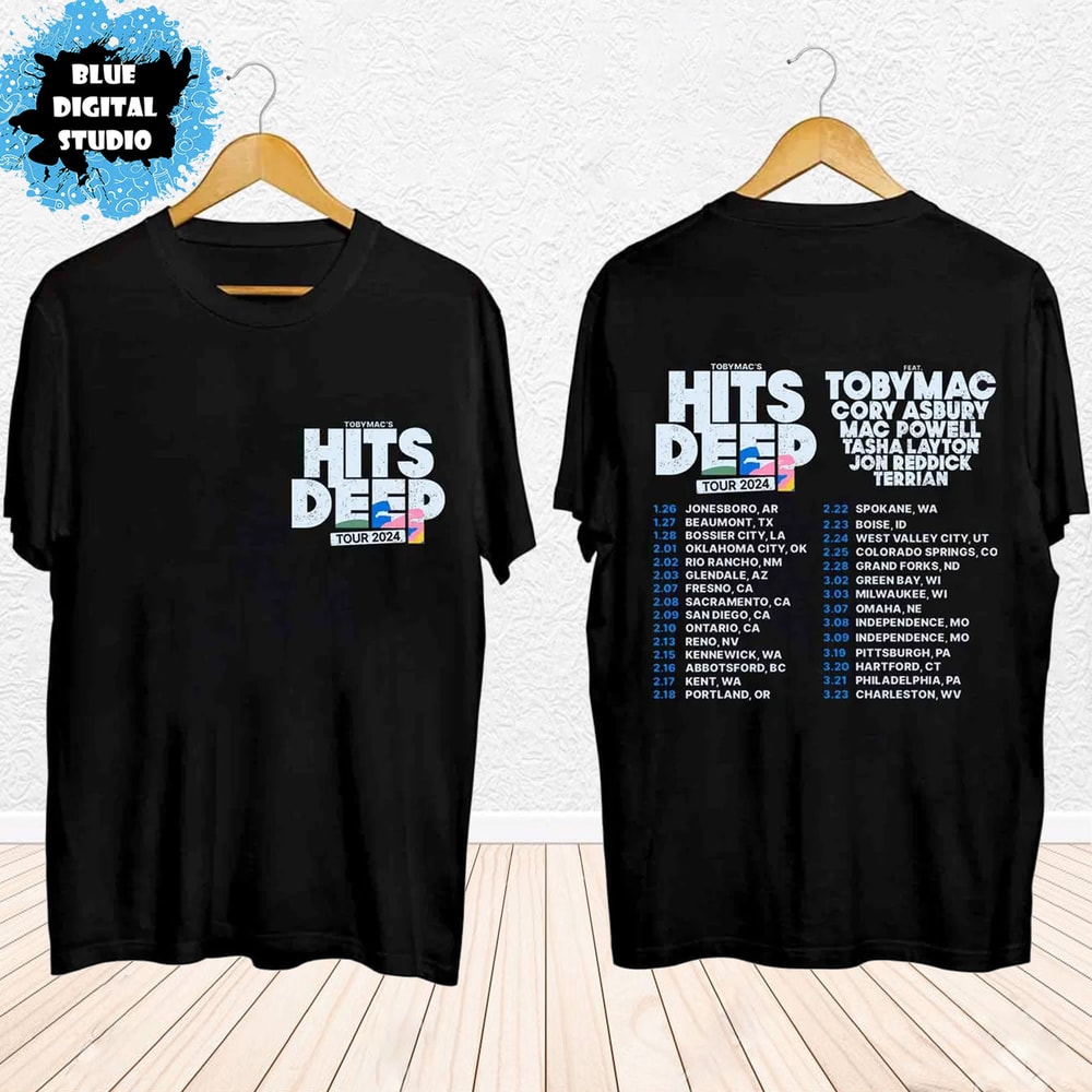 TobyMac Hits Deep Tour 2024 Shirt, TobyMac Fan Shirt, Rapper TobyMac 2024 Concert Shirt, TobyMac Shirt, TobyMac Tour Gift, TobyMac Tour Tee 1.jpg