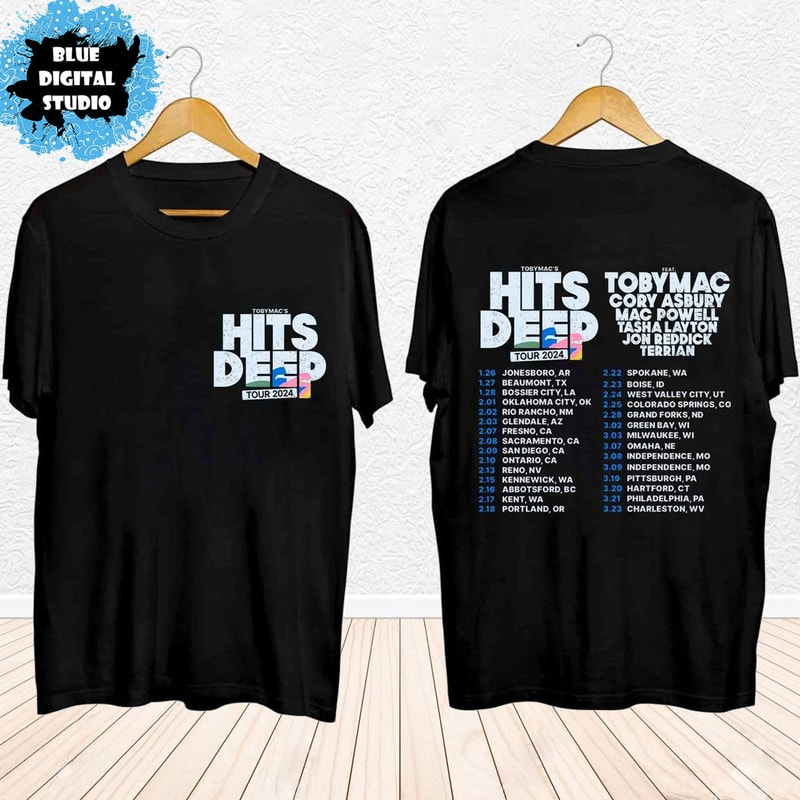 TobyMac Hits Deep Tour 2024 Shirt, TobyMac Fan Shirt, Rapper TobyMac 2024 Concert Shirt, TobyMac Shirt, TobyMac Tour Gift, TobyMac Tour Tee 1.jpg