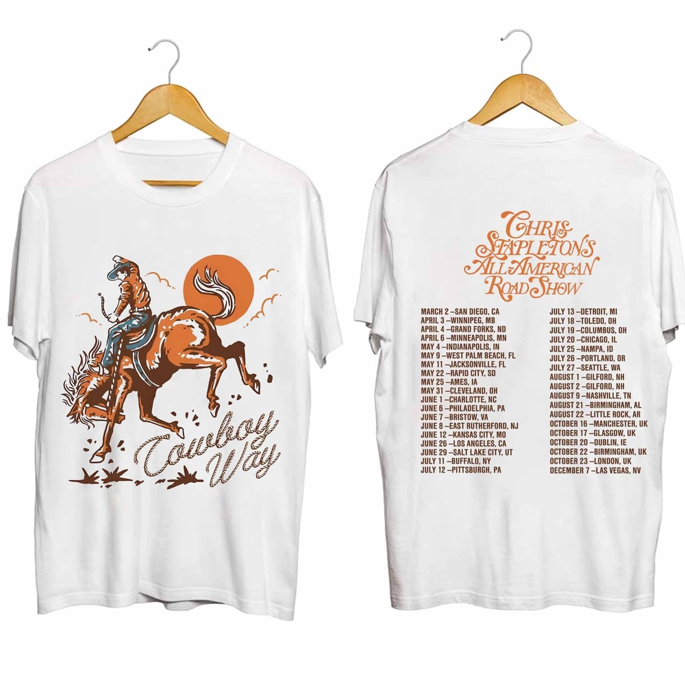Chris Stapleton All American Road Show 2024 Tour Shirt, Chris Stapleton Fan Shirt, Chris Stapleton Country Music Tour Shirt 2.jpg