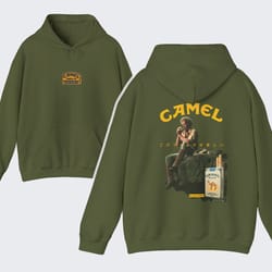 vintage camel hoodie, classic cigarettes shirt, camel cigare