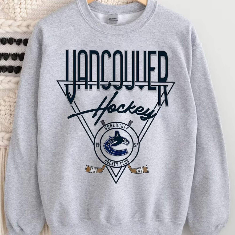 Vintage Vancouver Canucks Sweatshirt, Hockey Fan Shirt, Vancouver Hockey Shirt, Vancouver Hockey Vintage Tee, Unisex Vancouver Canucks Shirt.jpg