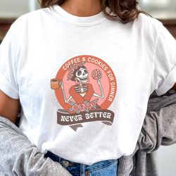 mom life shirt coffee dinner with cookies, comfort colors mom trendy tshirt, 51