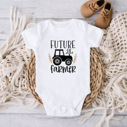 future farmer toddler shirt, cute tractor kids shirt, 46
