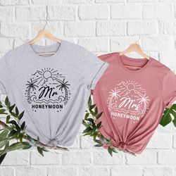 honeymoon shirt,custom mr and mrs shirt, 61