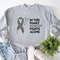 In This Family Nobody Fights Alone Sweatshirt, Cancer Awareness Sweater, Brain Cancer Ribbon, Support Squad, Brain Cancer Survivor Gift.jpg