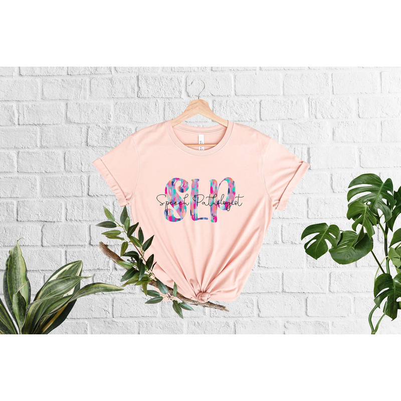 SLP Shirt, Speech Language Pathologist Typography Shirt, SLPA Graduation Shirt, Speech Therapy T-shirt, Speech Language Pathologist Gift.jpg