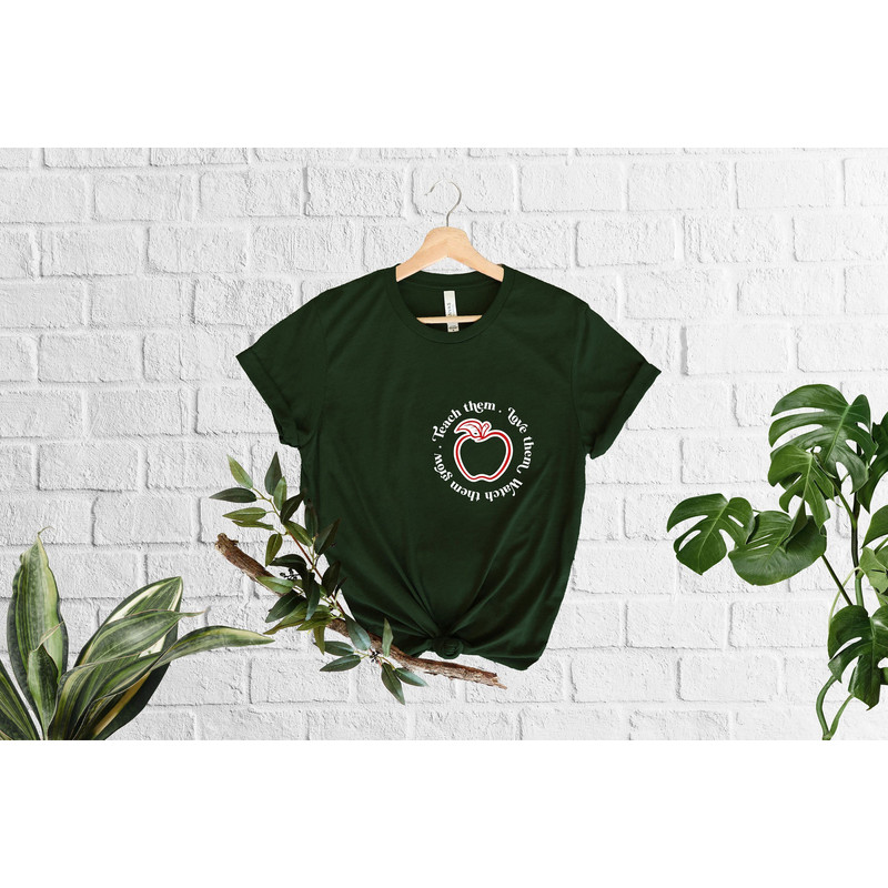 Teach Them Love Them Watch Them Grow Shirt, Best Teacher Shirt, Teacher Appreciation Gift, Special Education Teacher, Teacher Life Shirt.jpg