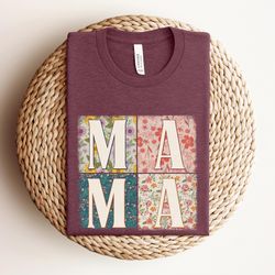 cute gardener mama shirt gift for mothers day, flower mama shirt, 11