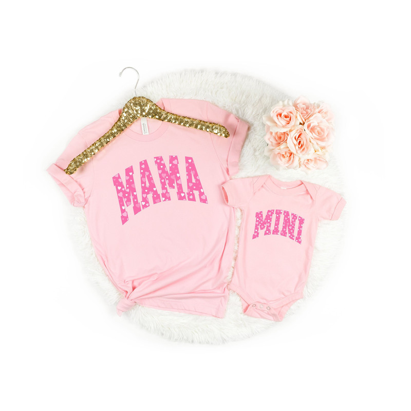 Mama Mini Matching Set, Baby Shower Gift, Mother Daughter Shirts, Matching Mommy and Me Shirt, New Mom Gift Idea, Baby and Mama Shirt.jpg