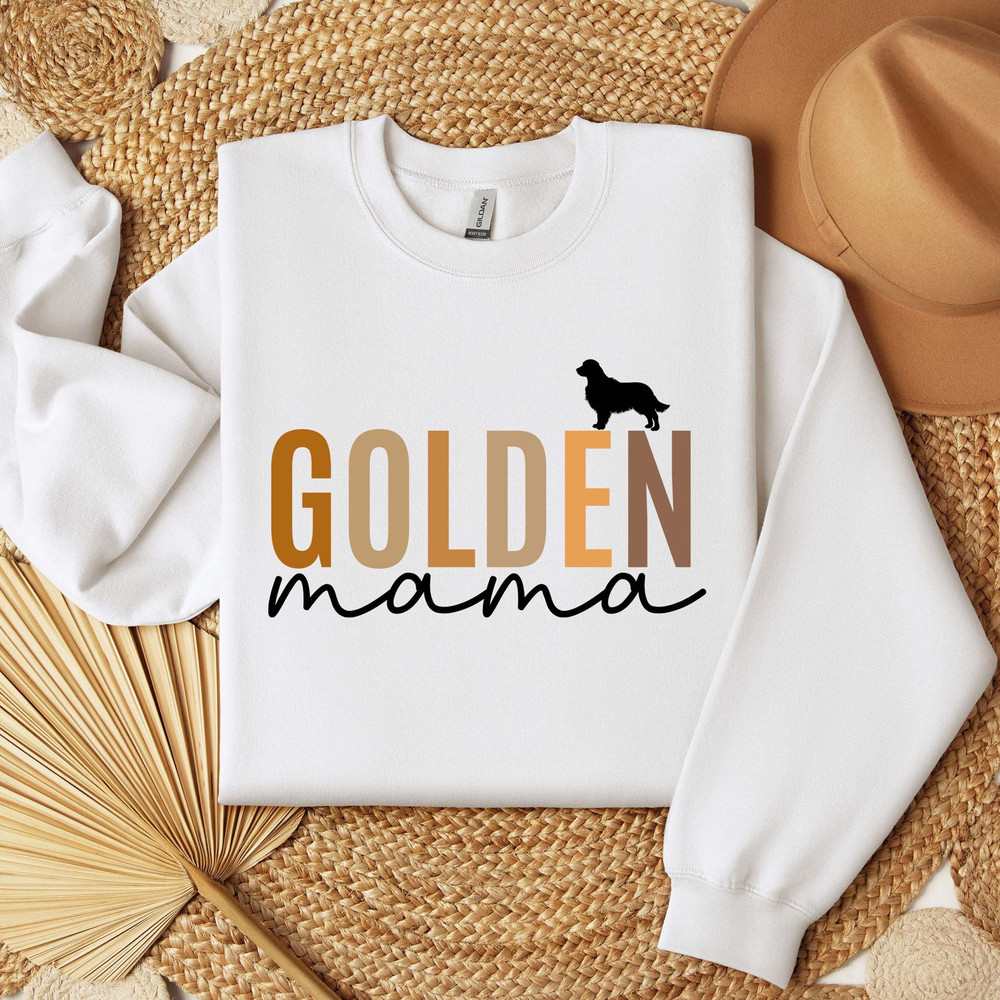 Golden Mama Sweatshirt, Mothers Day Sweatshirt, Dog Mama Hoodie, Dog Lover Gift, Dog Owner Clothing, Golden Retriever Sweatshirt, Mom Gift.jpg