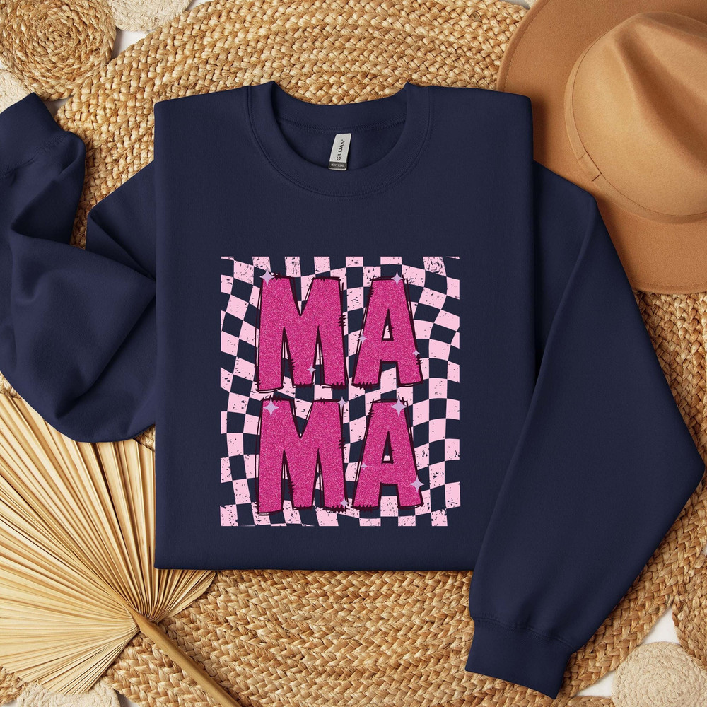 Mama Sweatshirt, Mothers Day Sweatshirt, Retro Mama Hoodie, New Mom Gift, Radiant Mama Sweatshirt, Mama Easter Hoodie, Mom Birthday Gift.jpg