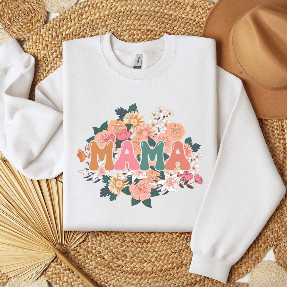 Retro Mama Sweatshirt, Mothers Day Sweatshirt, Wildflowers Mama Hoodie, New Mom Gift, Floral Mama Sweatshirt, Mama Crewneck Hoodie, Mom Gift.jpg