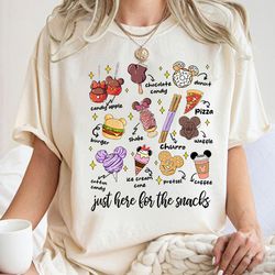 disneyland just here for the snacks shirt, disneyland snacks, 21