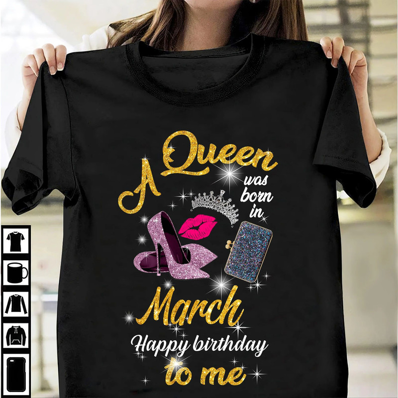 Custom A Queen Was Born In June Living Her Best Life Birthday Month Shirt Custom Birthday Month Shirt Gift For Her Gift For Girlfriend.jpg