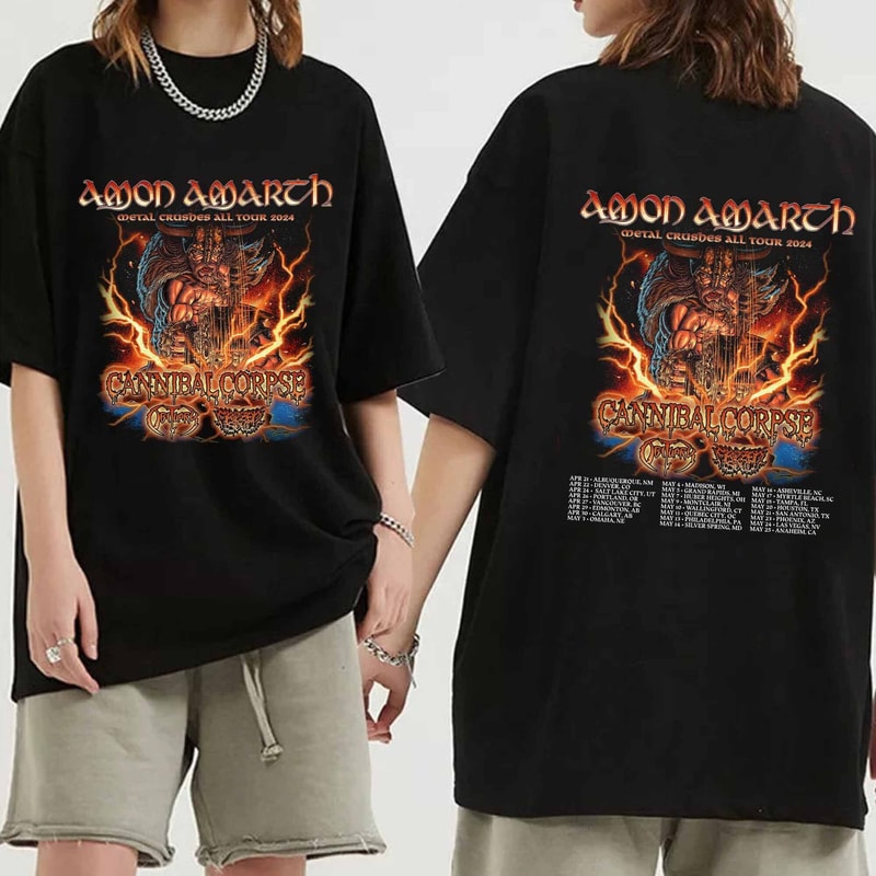 Amon Amarth Band Shirt, Metal Crushes All Tour 2024 Shirt, Amon Amarth 2024 Concert Shirt, Metal Crushes All 2024 Concert Shirt.jpg