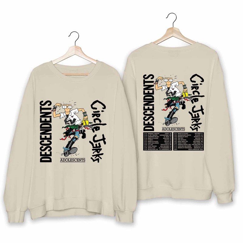 Descendents 2024 Tour Shirt, Descendents Band Fan Shirt, Descendents 2024 Concert Shirt For Fan.jpg