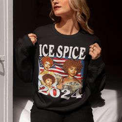 ice spice 2024 crewneck sweater, ice spice funny meme, funny