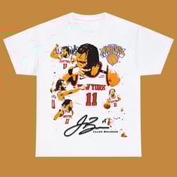 jalen brunson vintage basketball shirt, bootleg classic 90s