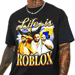 life is roblox shirt with dj khaled graphic - dj khaled life