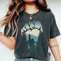 Sasquatch Bigfoot Comfort Colors Shirt, Ew People Bigfoot Sh