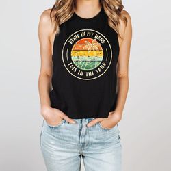 toes in the sand and a drink in my hand tank top, summer wom