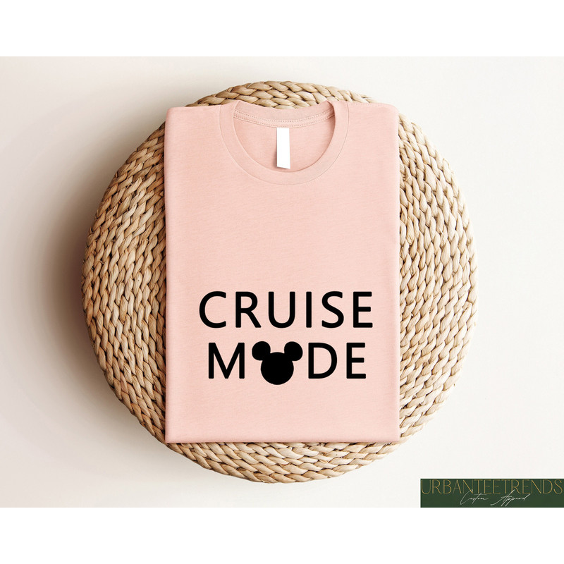 Disney Cruise Mode Shirt, Mickey Ears Tee, Family Cruise Vacation Shirt, Cruise Ship Gift, Disney Family Trip Outfit, Cruise Crew Shirt.jpg