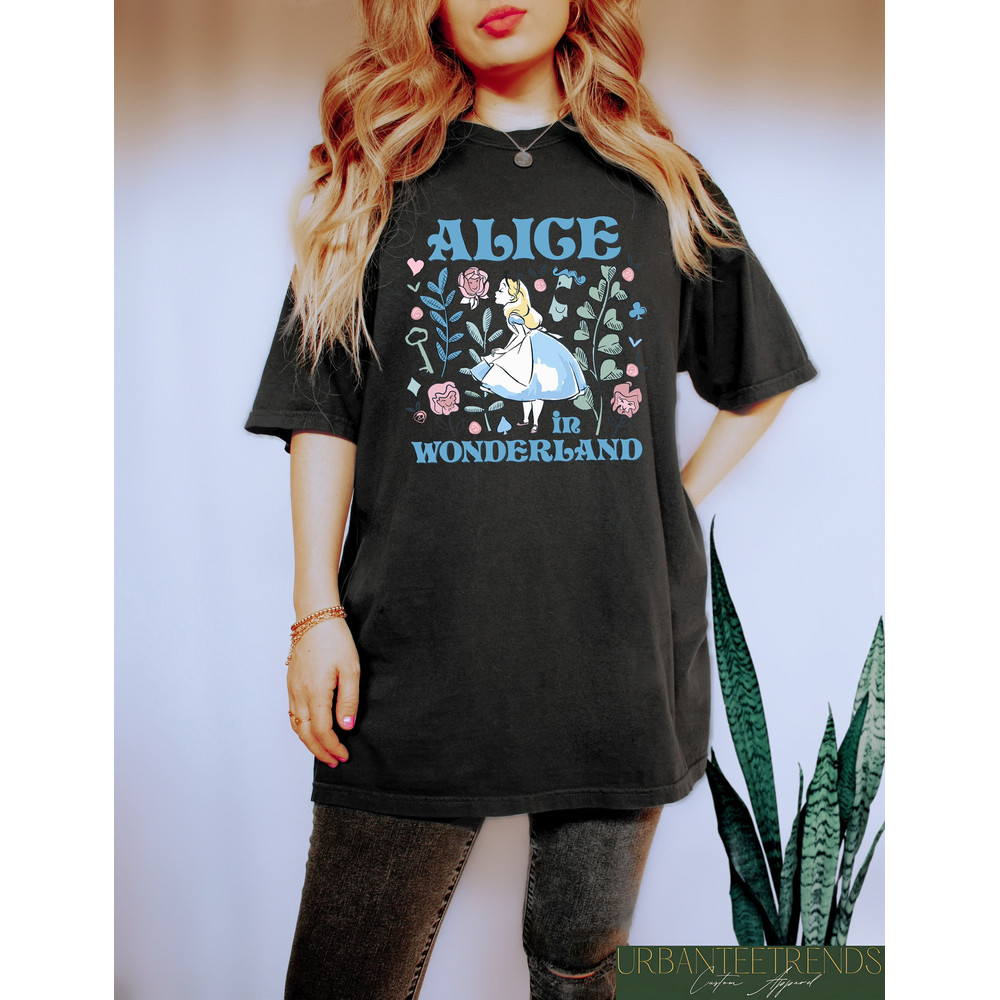 Retro Alice in Wonderland Shirt, Alice Adventure Sweatshirt, Disneyworld Alice Crewneck, Disney Princess Tee, Disney Girl Birthday Gift.jpg