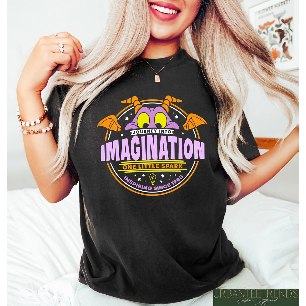 Retro Figment Journey Into Imagination One Little Spark Shirt, Disney Figment Shirt, Epcot Shirt, WDW Family Matching Shirts.jpg