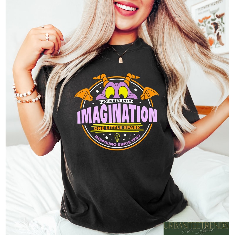 Retro Figment Journey Into Imagination One Little Spark Shirt, Disney Figment Shirt, Epcot Shirt, WDW Family Matching Shirts.jpg