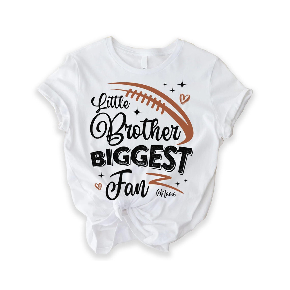 Custom Football Brother Shirt, Football Brother Tee, Football Shirt, Game Day Shirt Football Season, Sport Shirt, Personalized Jersey Number.jpg