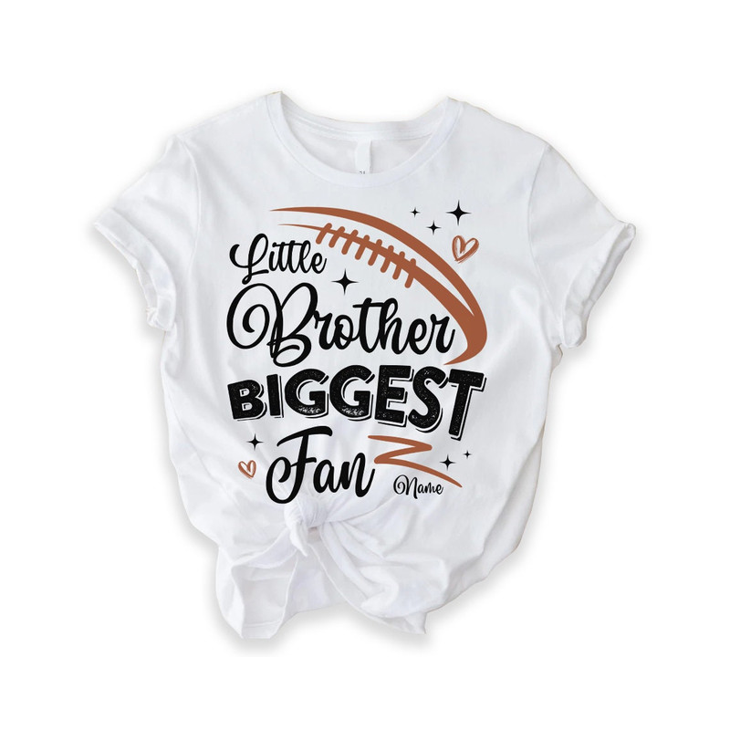 Custom Football Brother Shirt, Football Brother Tee, Football Shirt, Game Day Shirt Football Season, Sport Shirt, Personalized Jersey Number.jpg