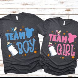 keeper of the gender shirt, team boy team girl baby announce