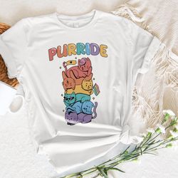 purride cat shirt, lgbt flag shirt, gay pride shirt, lgbtq s