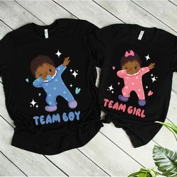 team boy or girl shirt, gender reveal party shirt, gender re