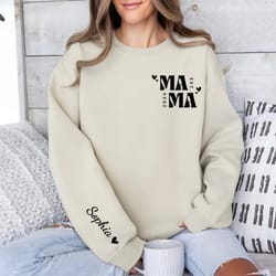 custom mama sweatshirt, momma sweatshirt, mothers day gifts,