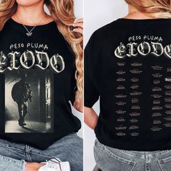 peso pluma tour 2024 shirt, peso pluma exodo tour 2024 merch