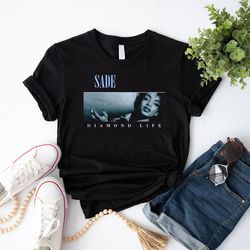 sade t shirt, sade tour crewneck tshirt, sade concert shirt,
