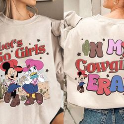 lets go girls minnie daisy t-shirt,western country music sh