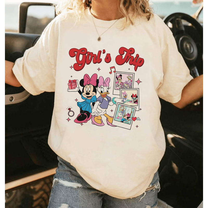 Minnie Daisy Summer Shirt Girls Just Wanna Have Fun Shirt Minnie Besties Shirt, Disneyworld Shirt Summer Trip Shirt.jpg