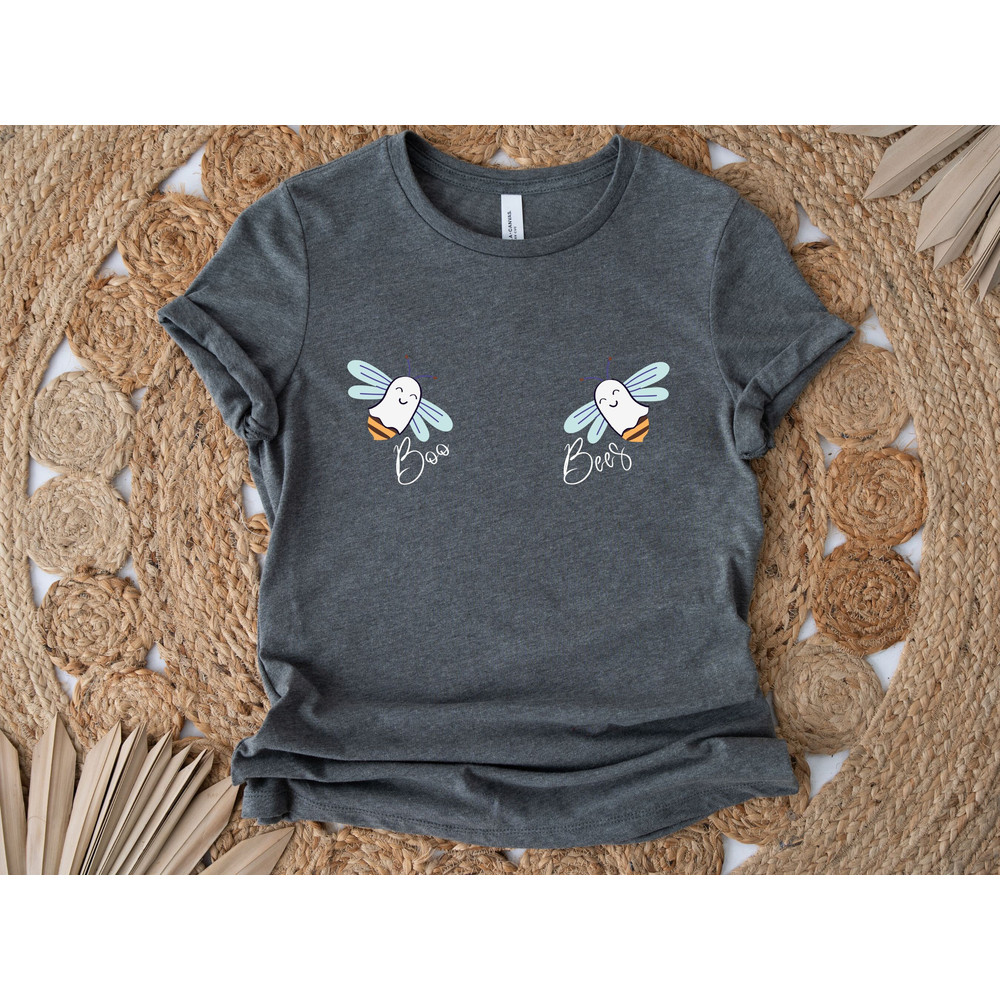 Halloween Ghost Shirt, Funny Ghost Bee Boob Shirt, Boobies Shirt, Boo Bees Shirt, Spooky Tshirt, Autumn Shirt, Scary Season, Breastfeeding.jpg