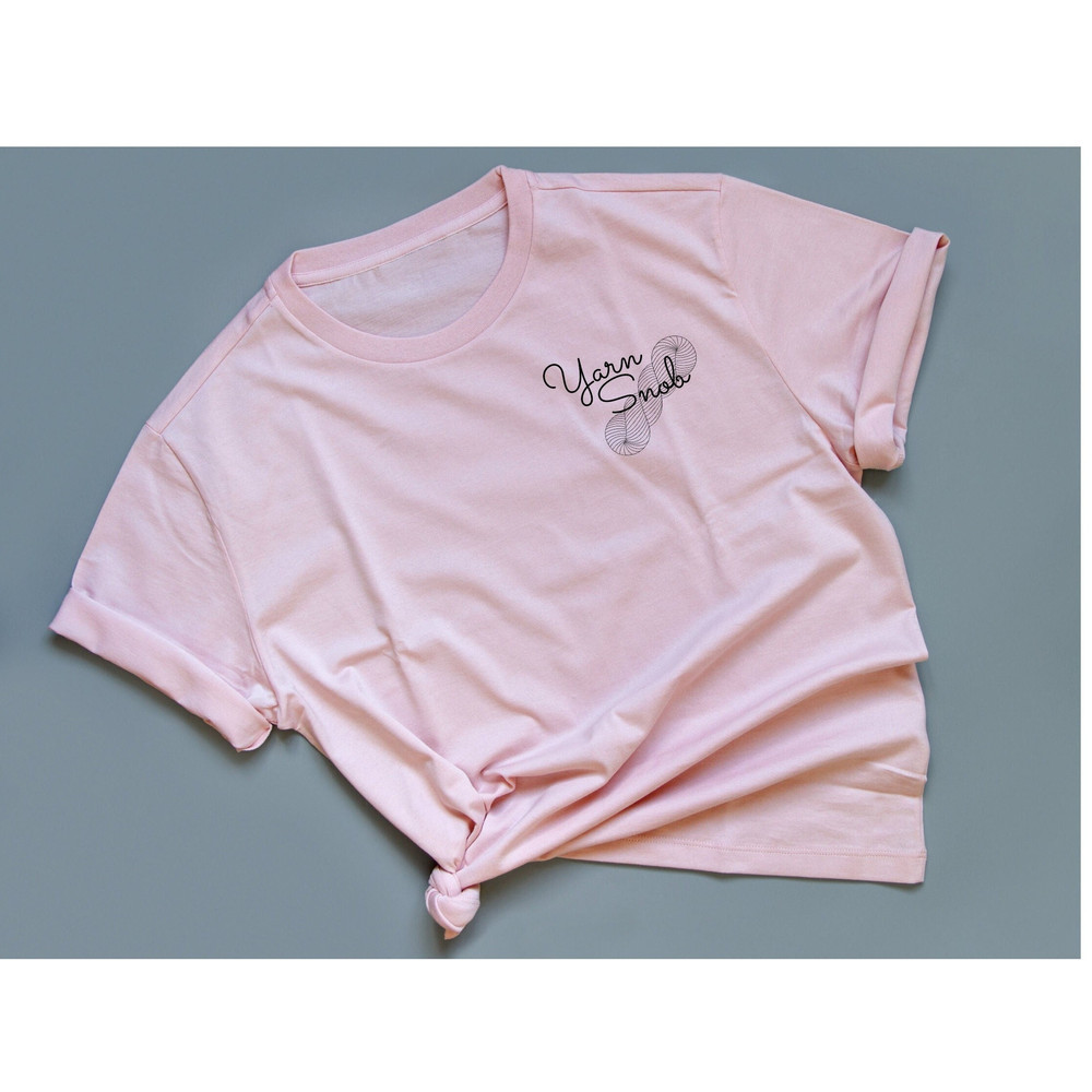 Yarn Snob Short Sleeve Tee, Gift for Knitter, Funny Crochet Shirt, Knitting Gift, Yarn Shirt, Crochet Tee, Knitter Gift, Gift for Her,.jpg