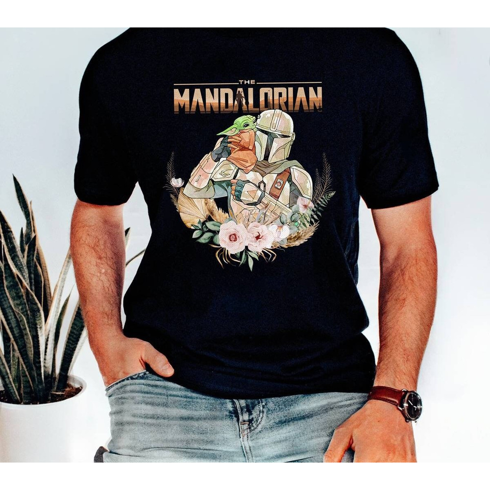 Retro The Mandalorian Grogu Shirt, Starwars This Is The Way, Mandalorian Shirt, Fathers day Shirt, Starwars Gift, Galaxy's Edge Trip Shirt.jpg