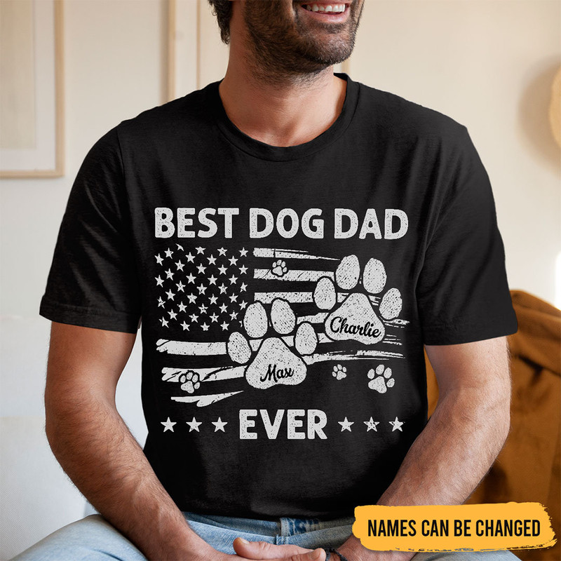 Custom Anything Is Pawsible Pet T-shirt, Personalized Pet Lovers Shirt, Father's Day Gift For Pet Dads, Dog Cat Dad Birthday Gift.jpg