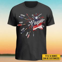 custom youre the heart of our home sweatshirt, personalized fathers day gift, dad birthday gift, grandpa gift, family