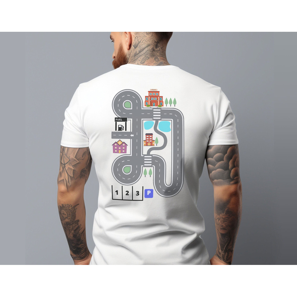 Car Track Shirt Daddy Car Massage Shirt, Back Play Mat Car, Race Track Family, Funny Fathers Day, Gift for Dad.jpg