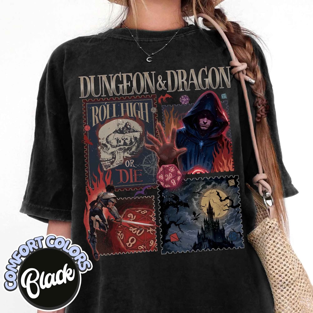 Dungeon Master Comfort Colors Shirt, Dungeon Master Gift, Dnd Shirt Dm, Game Master Shirt, Roll High Or Die Tshirt, Bg3 Shirts, Game Shirt.jpg