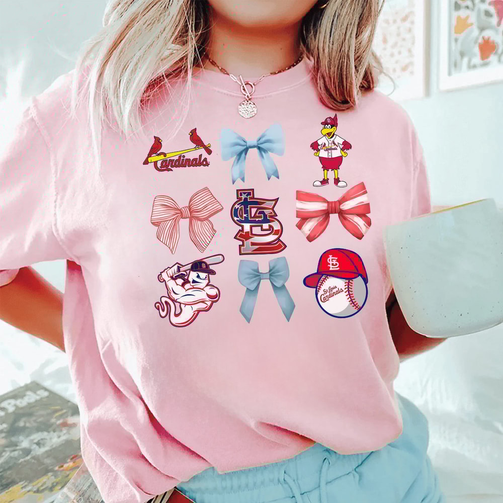 St. Louis Cardinals T-Shirt Coquette Style MLB STL Cards Cardinals Game Day STL Baseball Cardinals Graphic Tee.jpg