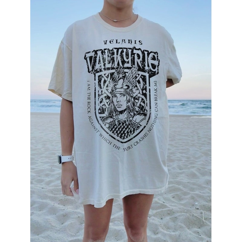 ACOTAR Valkyrie ACOSF Shirt Nesta Archeron Gwyn Emerie Cassian Azriel Illyrian Training Camp Velaris TOG Sarah J Maas Licensed Shirt.jpg